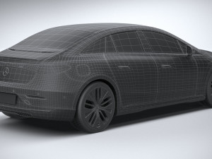 Mercedes-Benz EQE 2023 Model 3D