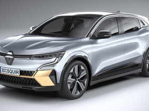 Renault Megane E-tech 2022 3D 모델