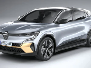 Renault Megane E-tech 2022 3D Model