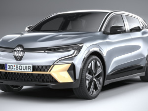 Renault Megane E-tech 2022 3D 모델