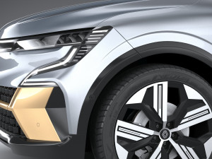 Renault Megane E-tech 2022 3D 모델