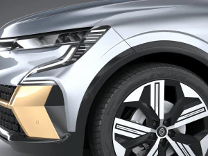 Renault Megane E-tech 2022 3D Model