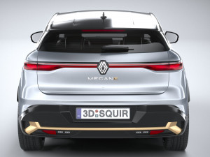 Renault Megane E-tech 2022 3D 모델