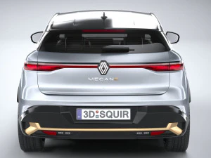 Renault Megane E-tech 2022 3D Model