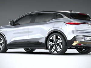 Renault Megane E-tech 2022 3D 모델