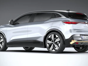 Renault Megane E-tech 2022 3D Model