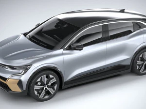 Renault Megane E-tech 2022 3D Model