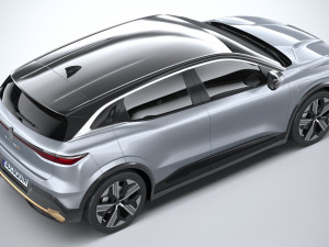 Renault Megane E-tech 2022 3D 모델