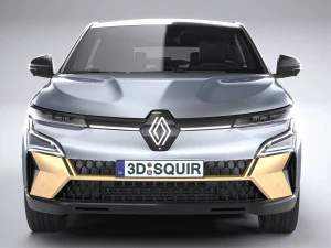 Renault Megane E-tech 2022 3D Model