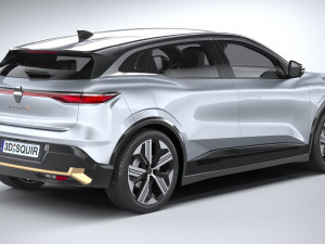 Renault Megane E-tech 2022 3D 모델