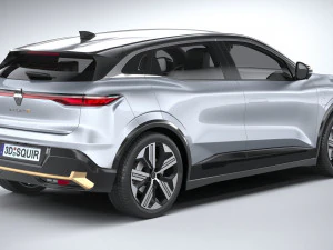 Renault Megane E-tech 2022 3D Model