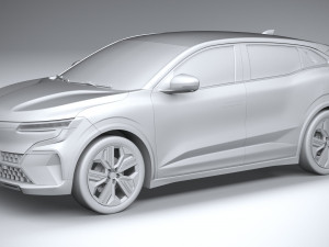 Renault Megane E-tech 2022 3D 모델