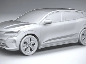 Renault Megane E-tech 2022 3D Model
