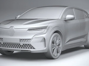 Renault Megane E-tech 2022 3D Model