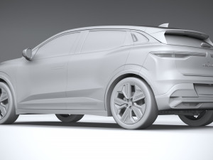 Renault Megane E-tech 2022 3D 모델
