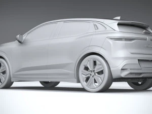 Renault Megane E-tech 2022 3D Model
