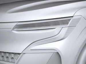 Renault Megane E-tech 2022 3D Model
