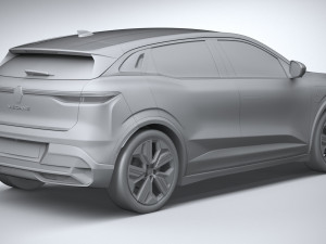 Renault Megane E-tech 2022 3D 모델