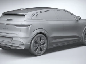 Renault Megane E-tech 2022 3D Model