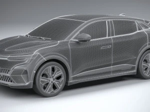 Renault Megane E-tech 2022 3D Model
