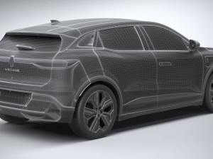 Renault Megane E-tech 2022 3D 모델