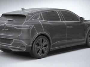 Renault Megane E-tech 2022 3D Model