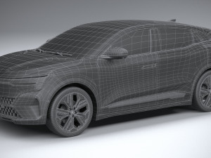 Renault Megane E-tech 2022 3D 모델