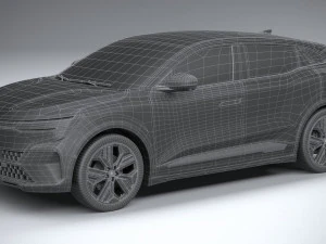 Renault Megane E-tech 2022 3D Model