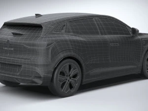 Renault Megane E-tech 2022 3D Model