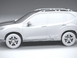 Subaru Forester Wilderness 2022 3D Model