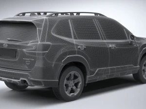 Subaru Forester Wilderness 2022 3D Model