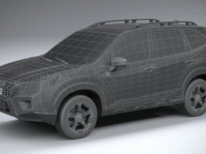 Subaru Forester Wilderness 2022 3D Model