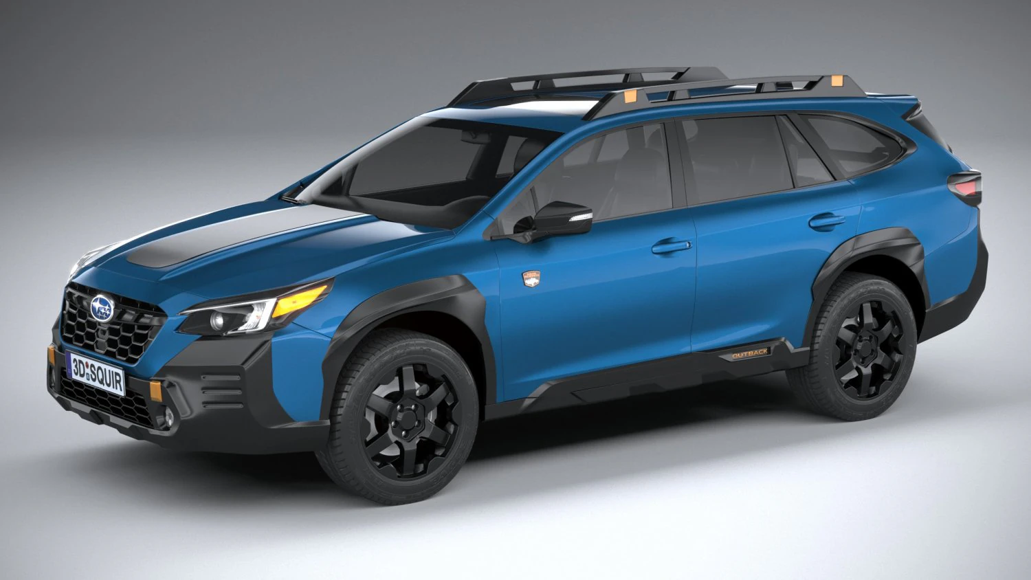 Subaru Outback Wilderness 2022 3D Model .c4d .max .obj .3ds .fbx .stl .blend