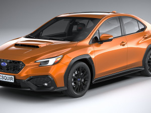 Subaru WRX 2022 Modello 3D