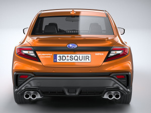 Subaru WRX 2022 Modello 3D