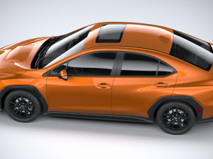 Subaru WRX 2022 Modello 3D