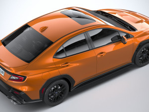 Subaru WRX 2022 Modello 3D