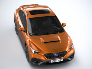 Subaru WRX 2022 Modello 3D