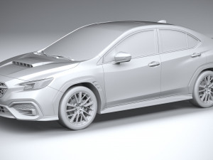 Subaru WRX 2022 Modello 3D