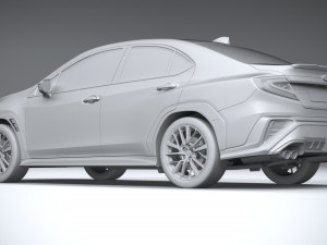 Subaru WRX 2022 Modello 3D