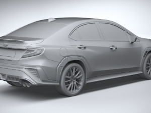 Subaru WRX 2022 Modello 3D