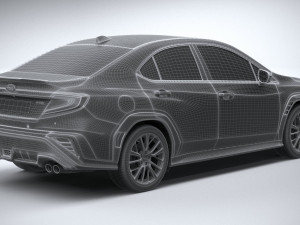 Subaru WRX 2022 Modello 3D