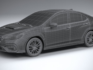 Subaru WRX 2022 Modello 3D