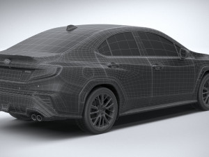 Subaru WRX 2022 Modello 3D