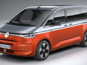 Volkswagen Multivan 2022 3Dモデル