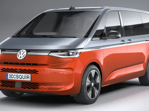 Volkswagen Multivan 2022 3D Model