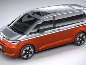 Volkswagen Multivan 2022 3D Model