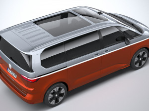 Volkswagen Multivan 2022 3Dモデル