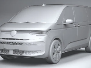 Volkswagen Multivan 2022 3D Model