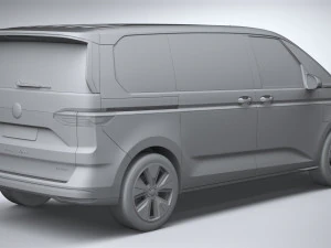 Volkswagen Multivan 2022 3D Model